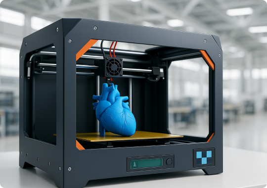 Detailed 3D printed object